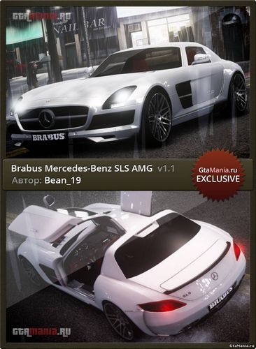 GTA 4 'Brabus Mercedes-Benz SLS AMG Widestar' 