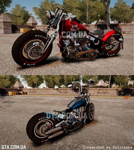GTA 4 'Harley-Davidson Knucklehead (Bobber) v2.0' 