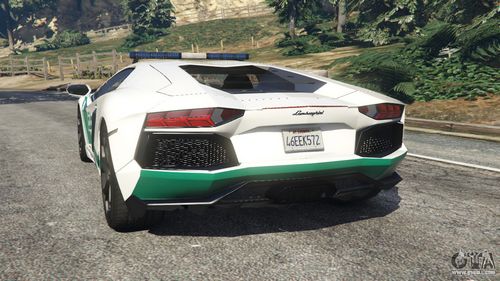 GTA 4 'Lamborghini Aventador LP700-4 Dubai Police' 